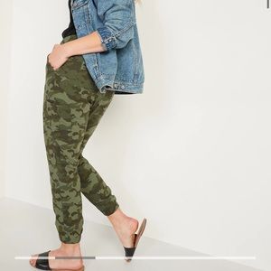 NWT Old Navy High Rise Linen Tapered Jogger Pant